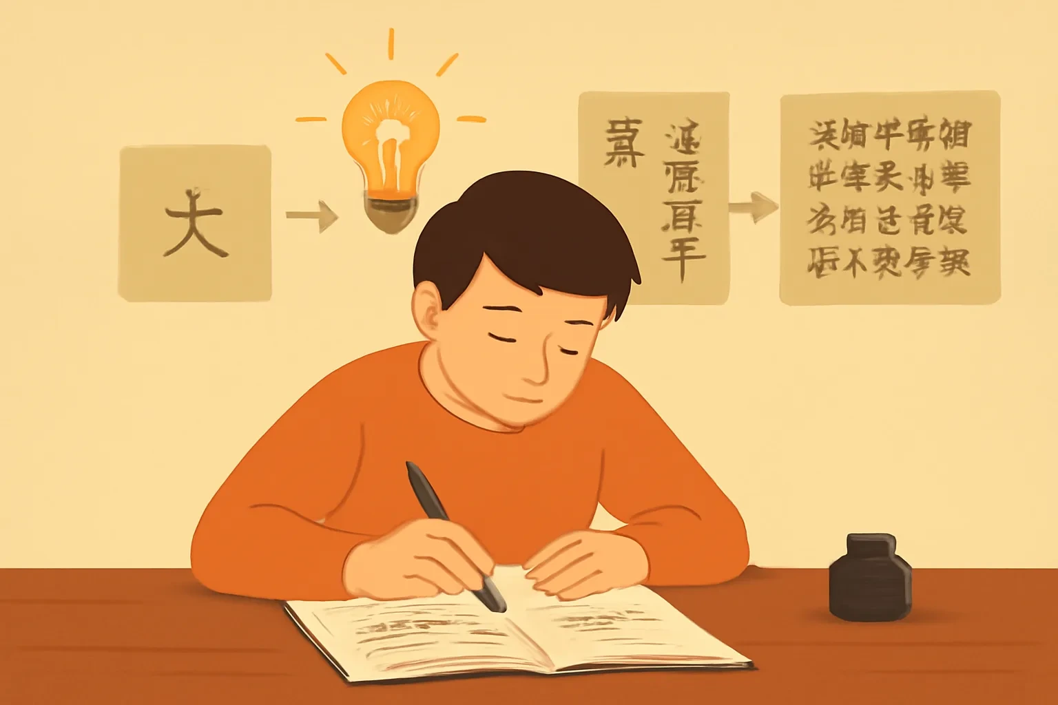 Luyện viết tiếng Trung: từ chữ lẻ tới câu thành mạch