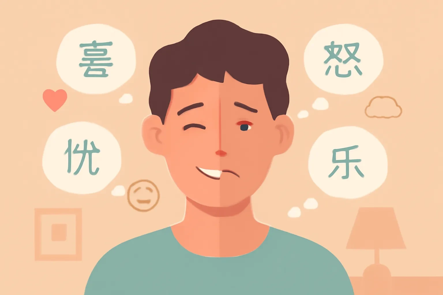 Từ vựng tiếng Trung về cảm xúc và tâm trạng: cách diễn đạt cảm nhận một cách tự nhiên